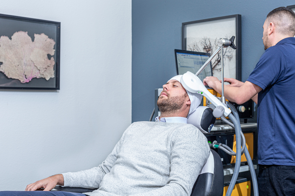 TMS therapy procedure